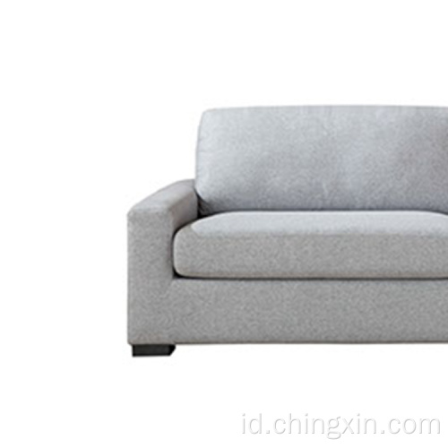 Sofa Modern Abu-abu Kain Sofa Set Ruang Tamu Furniture Sofa